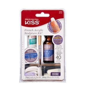 Kiss french acrylic sculpture kit new